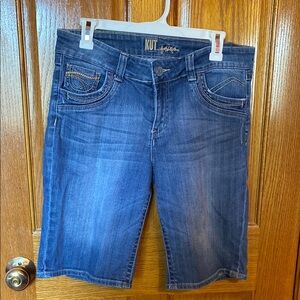 Kut from the Kloth Dark Blue Denim Bermuda Shorts